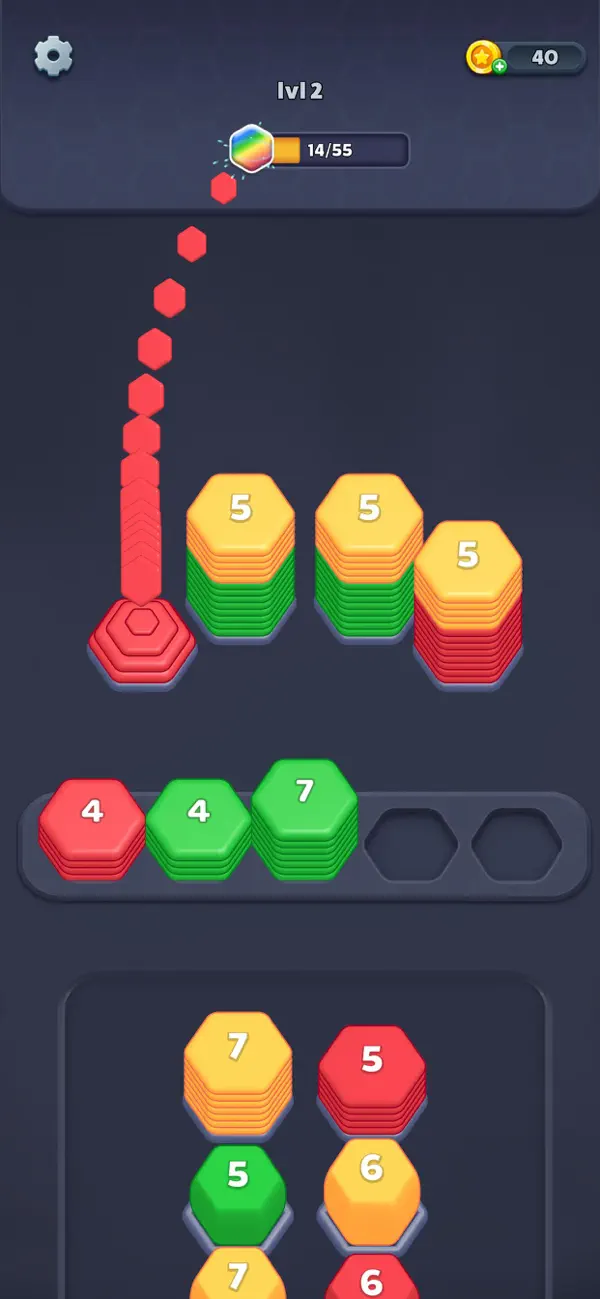 Hexa Shuffle Sort