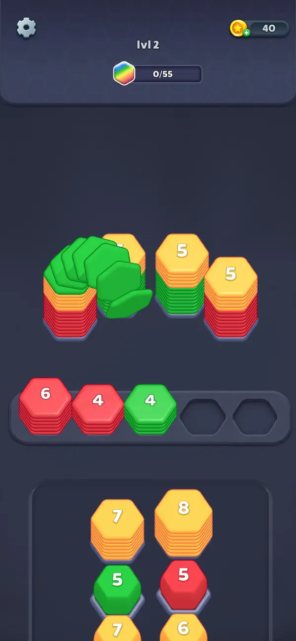 Hexa Shuffle Sort