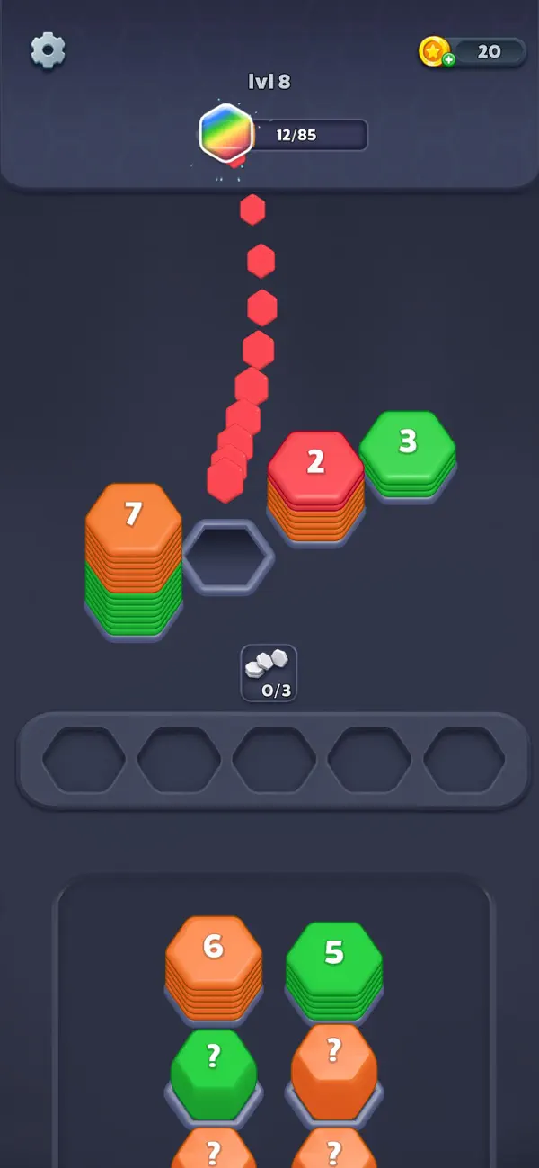 Hexa Shuffle Sort
