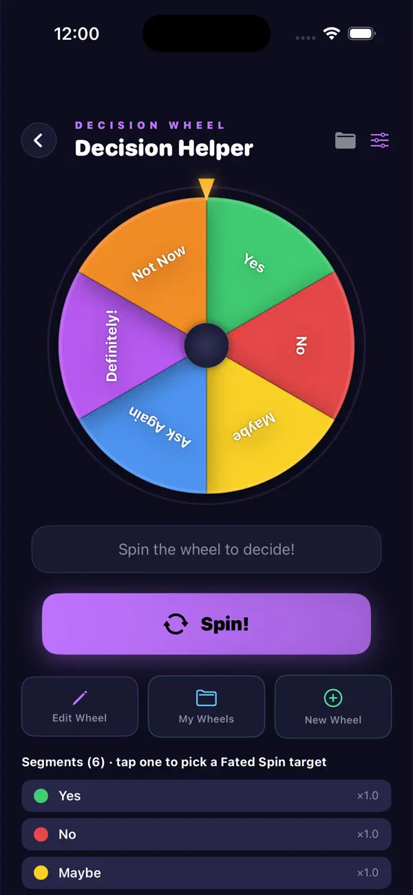 Rollio: Dice & Spin Wheel