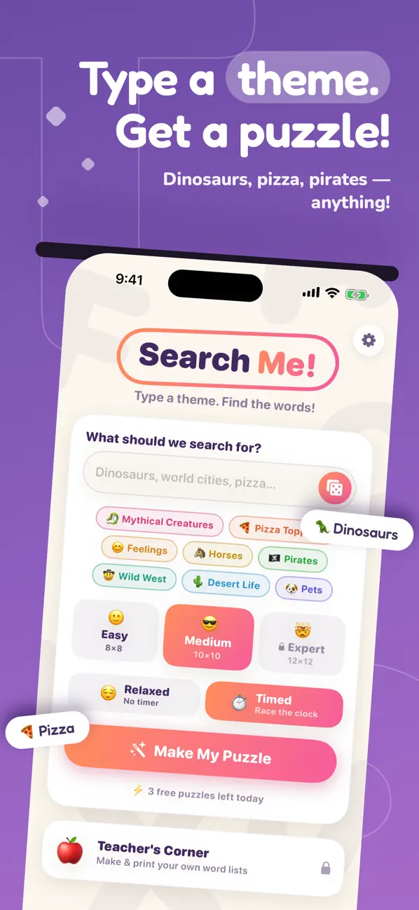 Search Me! Word Search Creator