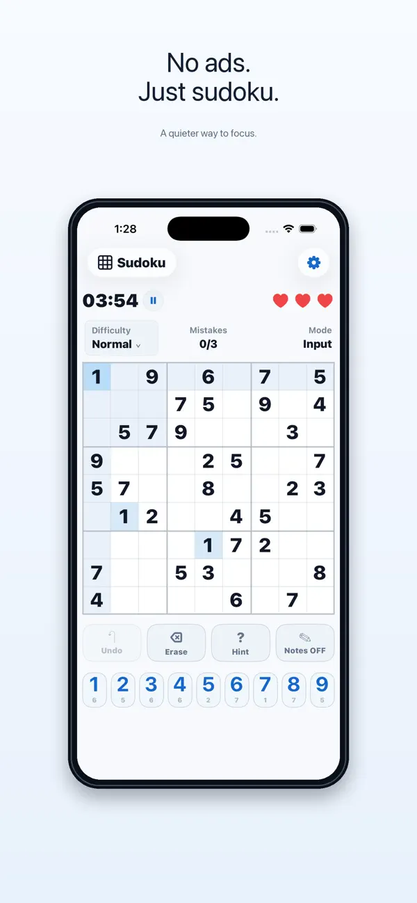 Pure Sudoku: Classic