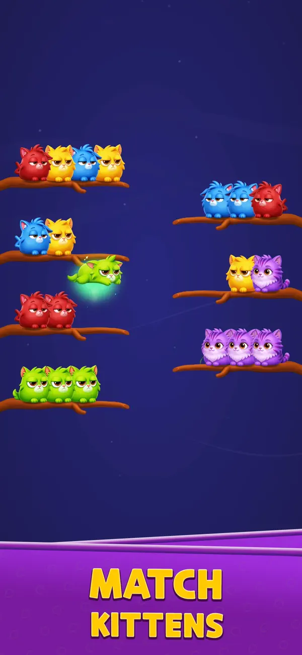 Kitten Jam Sort