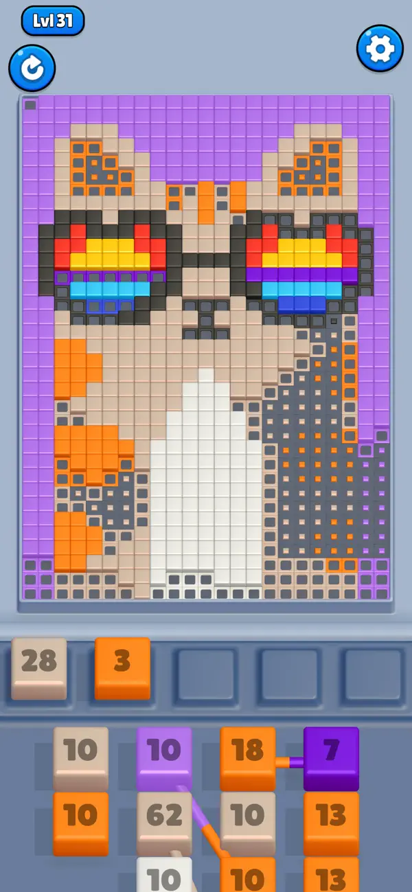 Fill Color Blocks