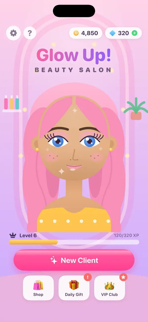 Glow Up! Beauty Salon Makeover