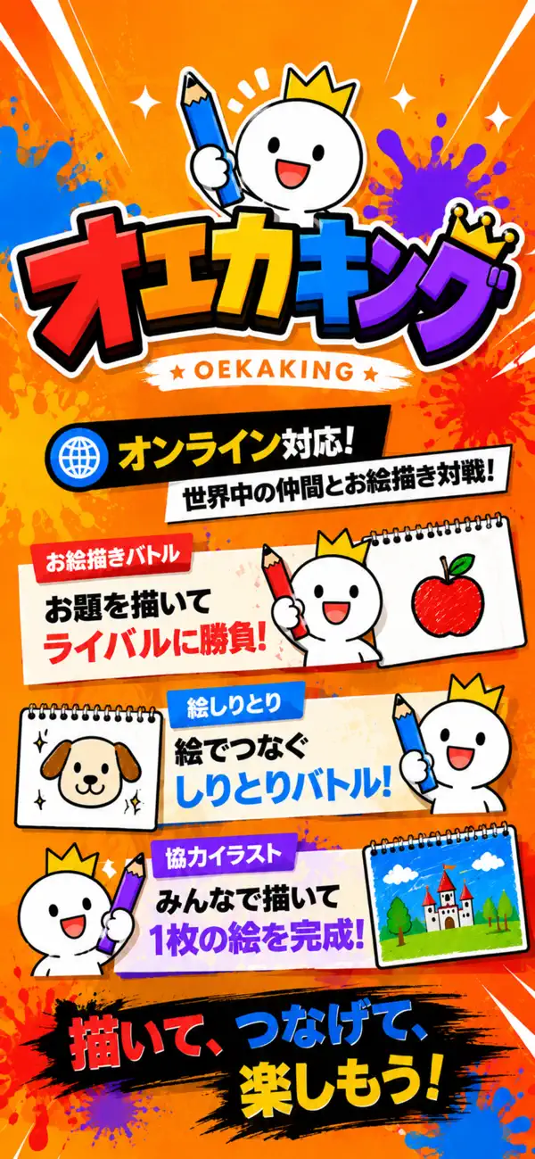 オエカキング - お絵描きパーティーゲーム