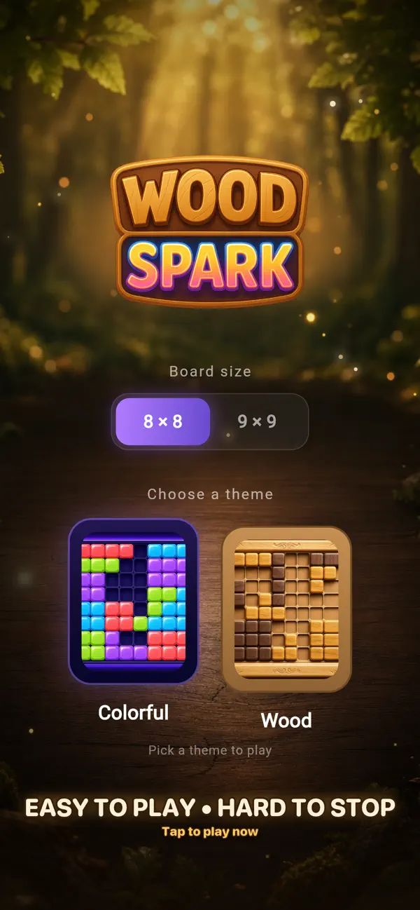 WoodSpark: Relaxing Puzzle