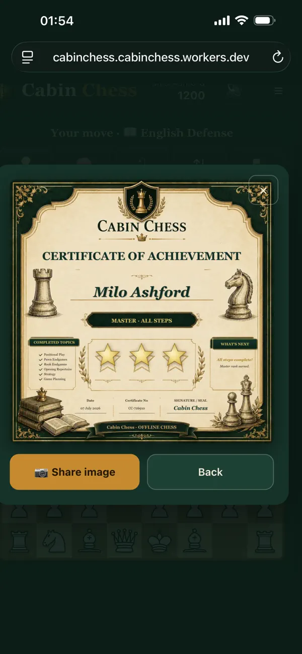 Cabin Chess
