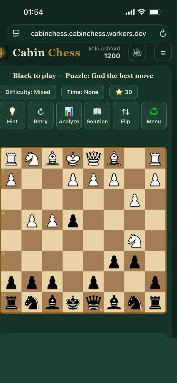 Cabin Chess