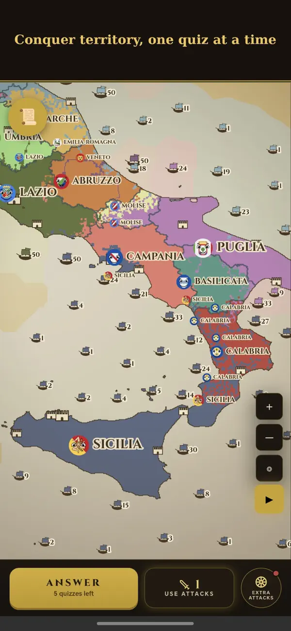 CONQUIZZONE: Quiz & Strategy