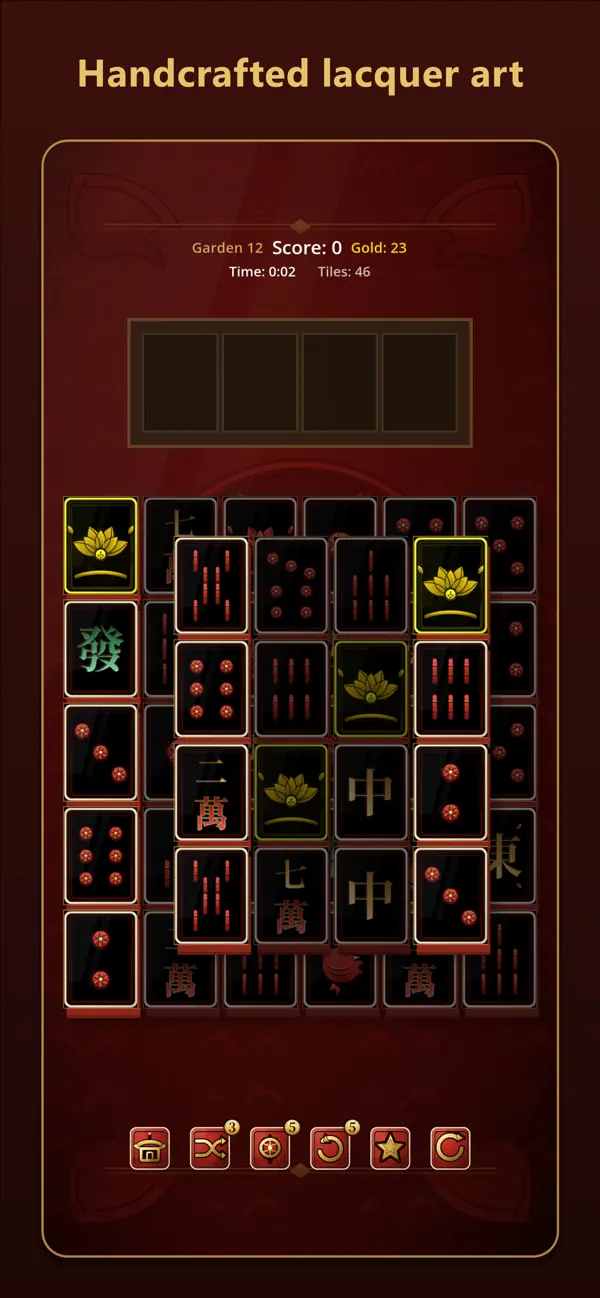 Mahjong Solitaire: Red Lotus