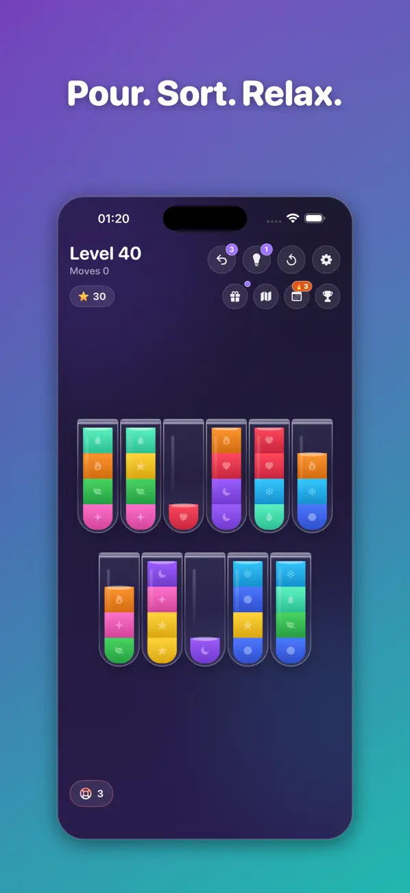 ColorPour: Color Sort Puzzle