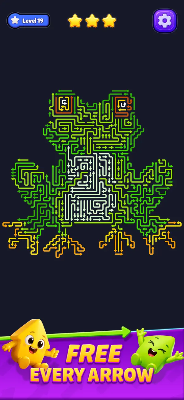 Arrow Craze! Tap Out Puzzle
