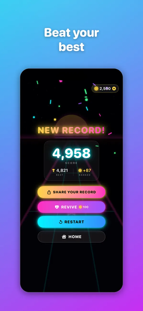 NeonRush: Endless Runner Dash
