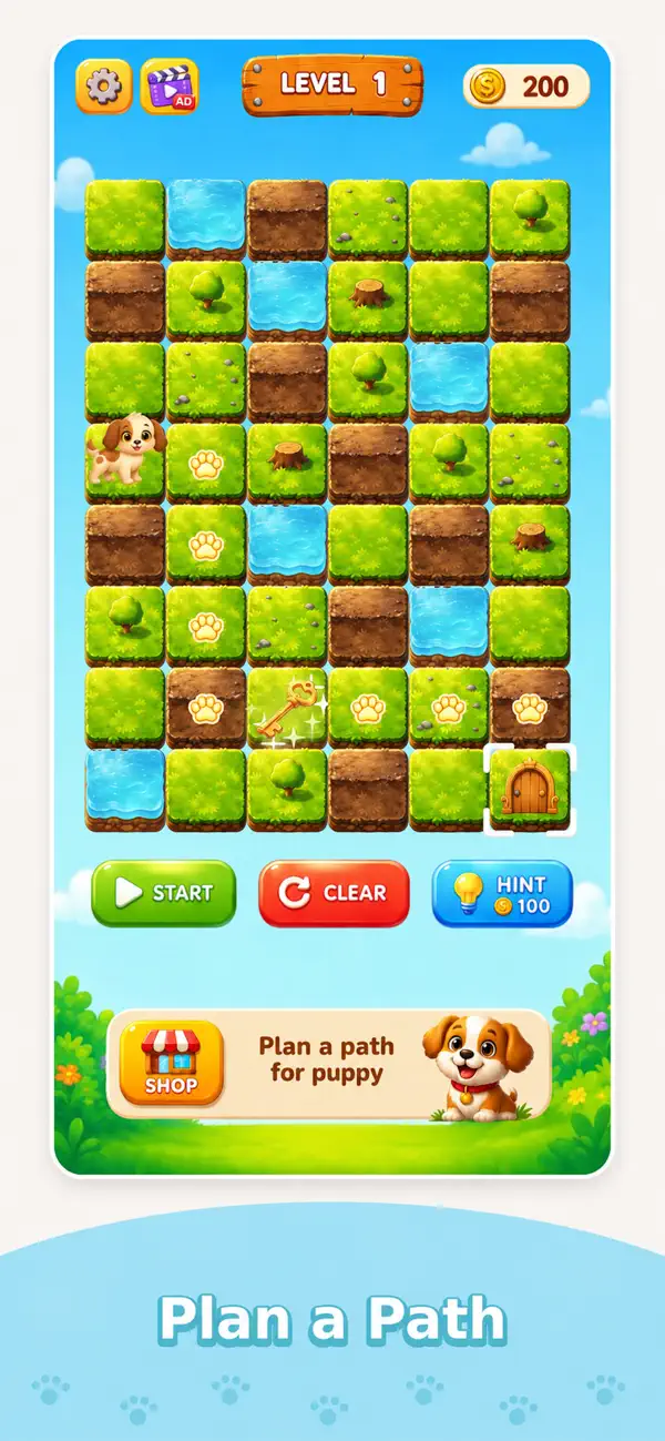 PawPath! Puppy Puzzle
