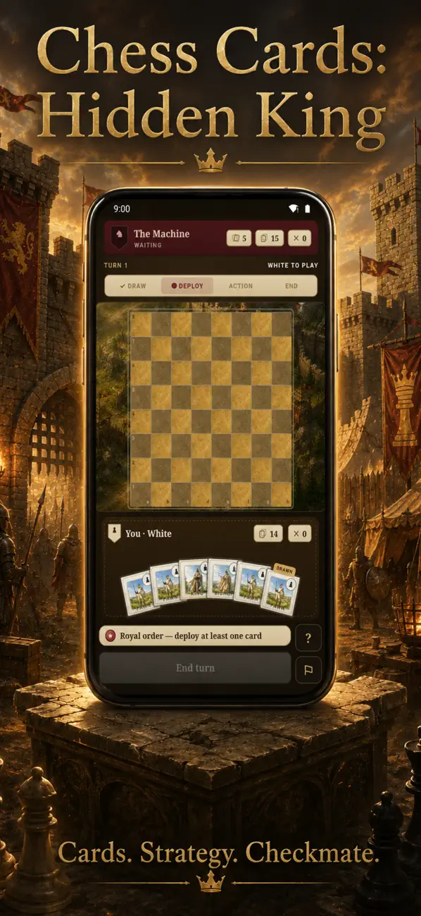 Chess Cards: Hidden King