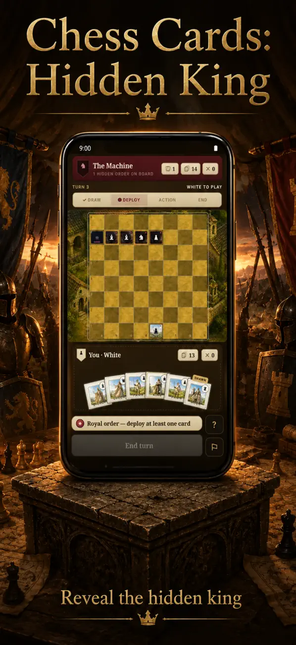 Chess Cards: Hidden King