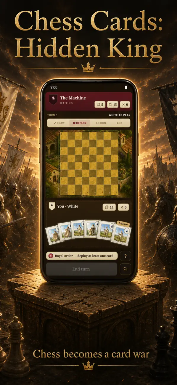 Chess Cards: Hidden King