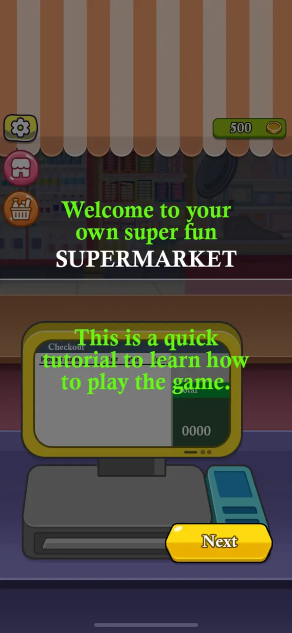 Supermarket Cashier Dash