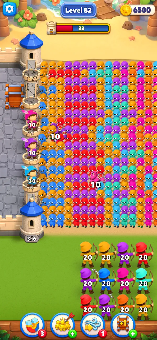 Arrow Rush: Castle defense