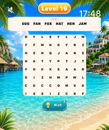 Word Search Watch Game