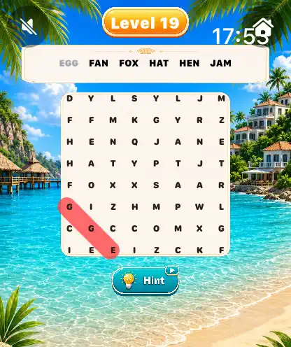 Word Search Watch Game